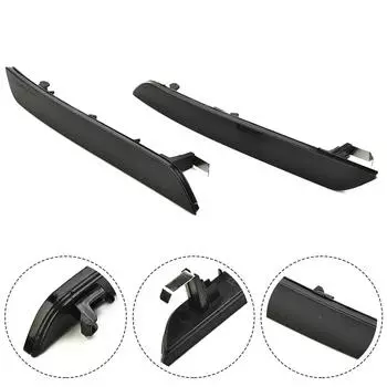 2 шт., отражатель бокового габаритного света для бампера 2008-14 гг. Для BMW E71 X6 2010-13 E70 X5M, отражатель переднего бампера, дымчатый черный CHINA