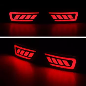 2 шт. отражатель заднего бампера светодиодный задний фонарь автомобильные аксессуары стоп-сигналы плавные поворотники подходят для Jeep Grand Cherokee 2011-2024