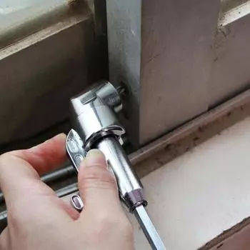 2 шт. Отвертка угловая с изгибом 105 градусов, прочная металлическая отвертка чёрный