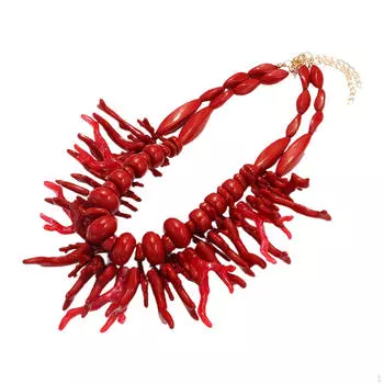 2 шт. ожерелье в стиле бохо с бусинами модное африканское многослойное колье для вечеринки