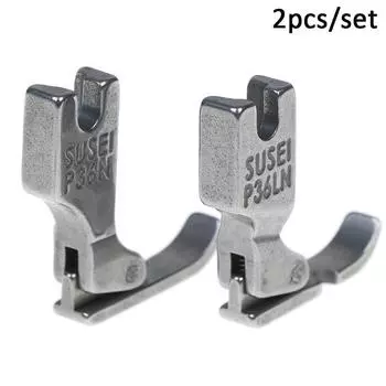 2 шт. P36Ln+P36N прижимная лапка промышленная швейная машина челночного стежка Flatcar односторонняя прижимная лапка для молнии швейные принадлежности