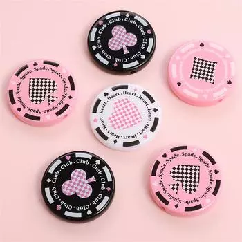 2 шт./пакет 32 мм акриловые круглые плоские бусины DIY браслет ожерелье серьги ювелирные изделия аксессуары 32mm 2pcs/bag