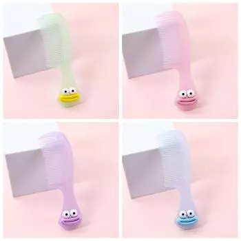 2 шт./пакет Пластиковые расчески для распутывания волос Карамельные цвета Прямые расчески Прочный мультяшный мини-гребень для детей style 4