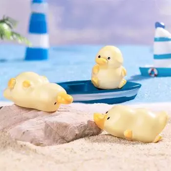 2 шт./пакет симпатичная мини-кукла-толстушка-утконос микропейзаж настольные украшения для дома и автомобиля украшения кукольного домика игрушки аксессуары своими руками подарок 2.5*2.5cm