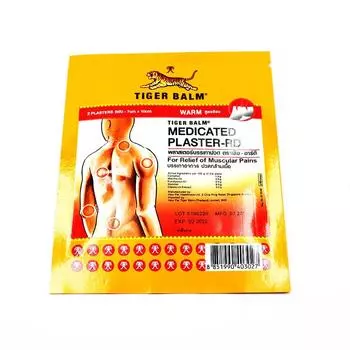 2 шт./пакет, тигровый бальзам, обезболивающий пластырь, китайский пластырь, теплый лечебный обезболивающий пластырь-RD, облегчение мышечных болей