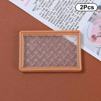 2 шт. Палитра для краски для ногтей из смолы, мини-дизайн, портативная палитра для демонстрации, инструменты для ногтей, товары для искусства, креативные декоративные украшения кофейный