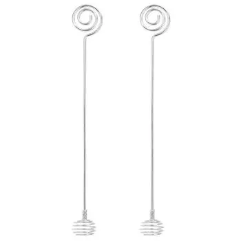 2 шт. палочки для перемешивания кофе, прочные, удобные, спиральные, эластичные палочки для перемешивания