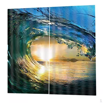 2 шт. / панели, цифровая печать, занавеска, драпировка