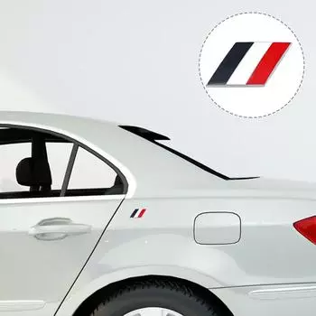 2 шт./пара 3D металлические флаги наклейки на автомобиль деколь кузов автомобиля боковое крыло задний багажник эмблема значок автомобильный стиль внешний декор аксессуары