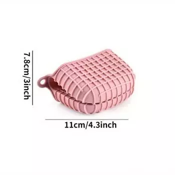 2 шт./пара, изолированные перчатки для рук, вафельные, силиконовые, анти-тепловые, для духовки, микроволновой печи, держатель для тарелок, противоскользящие, анти-тепловые перчатки, коврик