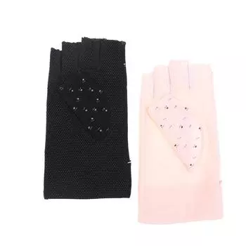 2 шт./пара, перчатки для защиты ногтей от ультрафиолета, защитные перчатки с УФ-гелем, перчатки без пальцев, инструменты для маникюра и дизайна ногтей