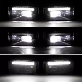 2 шт./пара светодиодных противотуманных фар для автомобиля Chevy Silverado 2007-2015/ Avalanche 2007-2013/ Suburban 2007-2014 GMC бампер для вождения противотуманных фар