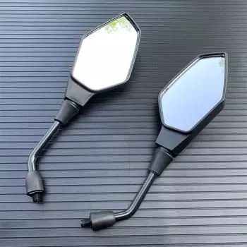 2 шт./пара зеркало заднего вида для мотоцикла, скутера, мотокросса, зеркала заднего вида, электромобиля, заднее выпуклое зеркало 8/10 мм 8mm