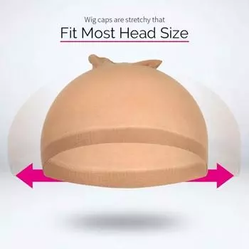 2 шт. парик подкладка шапочка крышка сетка волосы один конец искусственный шелк сетка шапочка шиньон аксессуар