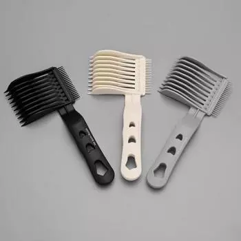 2 шт. парикмахерская расческа для стрижки волос, профессиональная позиционирующая, смешивающая, изогнутая, расческа для стрижки волос, домашний салон, парикмахерская, мужская расческа для стрижки волос A