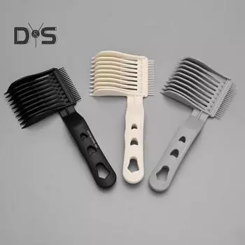 2 шт. парикмахерская расческа для стрижки волос, профессиональная позиционирующая, смешивающая, изогнутая, расческа для стрижки волос, домашний салон, парикмахерская, мужская расческа для стрижки волос A