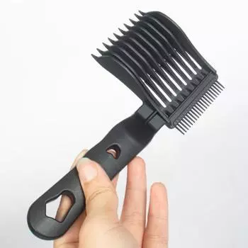 2 шт. парикмахерская расческа Fade профессиональная позиционирующая смешивающая изогнутая машинка для стрижки волос домашний салон A