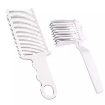 2 шт. парикмахерские расчески с выцветанием, профессиональная машинка для стрижки волос, термостойкая машинка для стрижки волос с плоской вершиной для салона, инструменты для укладки волос