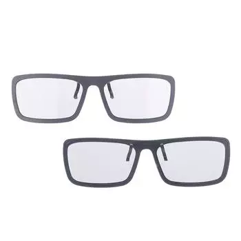 2 шт. пассивные 3D-очки для кинотеатров, кинотеатров, пассивные 3D-очки для телевизоров, стереонасадки, пассивные поляризованные очки для телевизоров, настоящие 3D-очки с зажимом