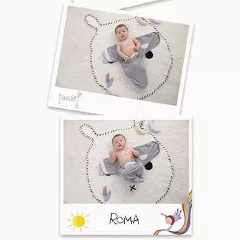 2 шт. пеленальное одеяло для новорожденных, дышащее детское муслиновое одеяло, приятное для кожи, принимающее одеяло M Size жёлтый