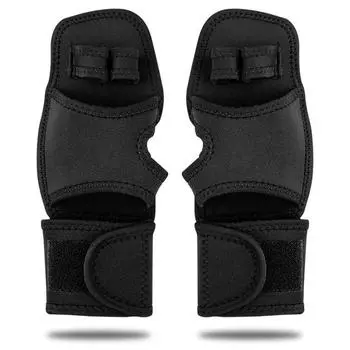 2 шт. перчатки для фитнеса и тренировок с поддержкой запястья, перчатки для защиты запястья и ладони, перчатки для занятий тяжелой атлетикой в спортзале, для бодибилдинга S