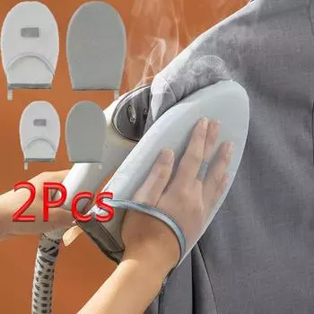 2 шт. перчатки для глажки одежды отпариватель перчатки антипаровые термостойкие рукавицы для отпаривателя одежды аксессуары для отпаривателя одежды одежда серый