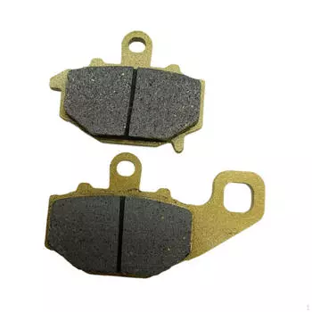 2 шт. передние и задние тормозные колодки мотоцикла, детали системы, стабильные, универсальные, портативные, многоцелевые