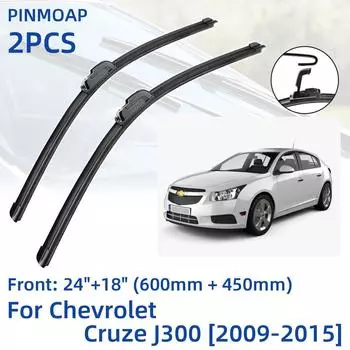 2 шт. передние щетки стеклоочистителя для Chevrolet Cruze J300 2009-2015 24 + 18 оконные щетки резак аксессуары 2009 2010 2011 2012 2013 2