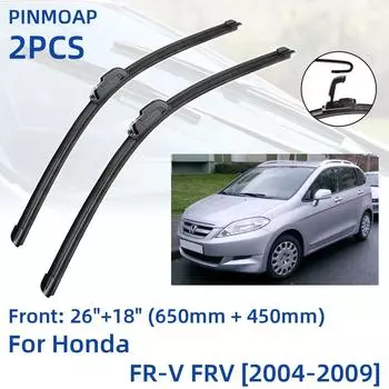2 шт. передние щетки стеклоочистителя для Honda FR-V FRV 2004-2009 26 + 18 оконные щетки резак аксессуары 2004 2005 2006 2007 2008 2009