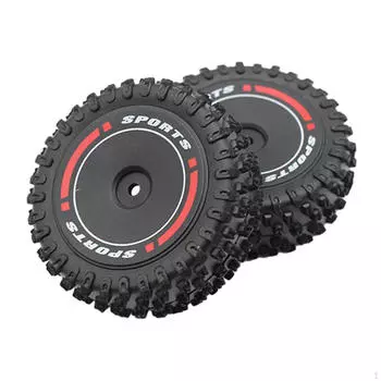 2 шт. передние шины радиоуправляемого автомобиля, резиновая сменная шина для колес, шина для 124010 1:12