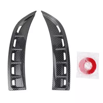 2 шт. передний бампер боковой спойлер левый правый ABS карбоновый цвет замена для Benz CLAClass