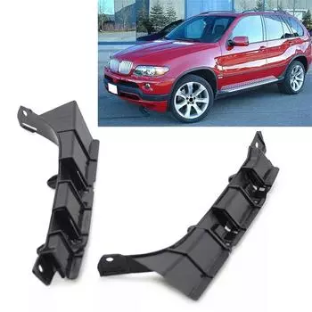 2 шт. Передний левый и правый кронштейн бампера для BMW X5 2004-2006