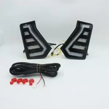 2 шт. Передняя противотуманная фара ДХО Дневная ходовая лампа для Toyota Tacoma 2024