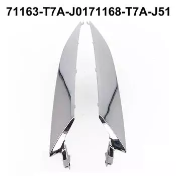 2 шт. передняя решетка капота отделка фары моддинги для HRV 2019-2024 бампер решетки фары модифицированная полоса украшения серебристый комплект CHINA