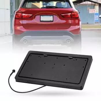 2 шт. передняя задняя пластина с дистанционным управлением, электрический держатель номерной рамки, интерфейс зажигания