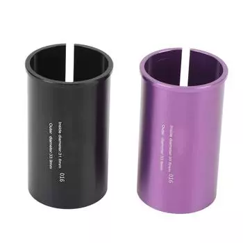 2 шт., переходная прокладка подседельного штыря, алюминиевый сплав, трубчатый адаптер, втулка переменного диаметра для горных и дорожных велосипедов 31.6-33.9mm