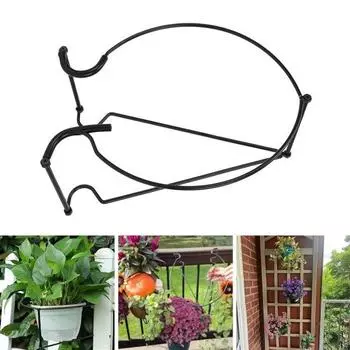 2 шт. перила полка для цветов Компактный плавающий держатель цветочного горшка Простая сборка Нержавеющие подвесные перила Полка для горшков для растений для любителей цветов 2pcs