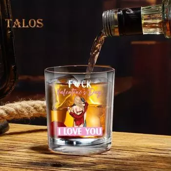 2 шт персонализированных бокала для вина с надписью «Я люблю тебя каждый день», бокал для вина, подарок для парня, девушки, мужа, жены, бокалы для виски, пива, годовщины чистый