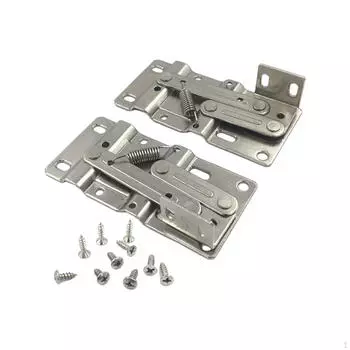 2 шт. петли для дверцы шкафа ножничные мотыги шкафы с винтами ТВ пружина