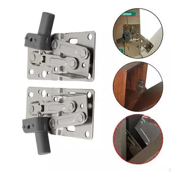 2 шт. петли для откидного лотка для раковины с демпфером ножничного типа, многофункциональные для кухонного шкафа