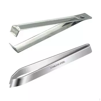 2 шт пинцет для рыбных костей, нож для очистки чеснока, прочный для приготовления пищи, простой в использовании