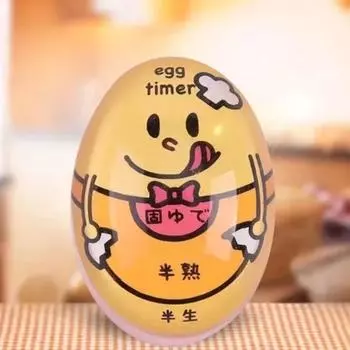2 шт., пищевой напоминатель для вареных яиц, экологически чистый таймер для вареных яиц, контроль температуры, кухонный таймер 2PCS