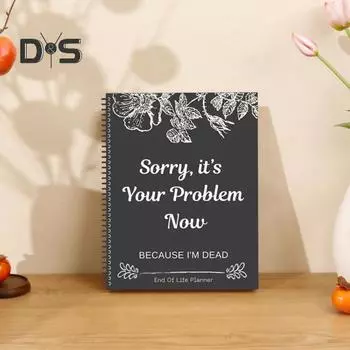 2 шт. Планировщик по окончанию срока службы, блокнот, органайзер для планирования, всеобъемлющее руководство по окончанию срока службы, рабочая тетрадь в мягкой обложке 2pcs