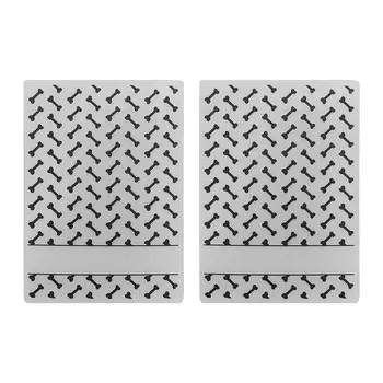 2 шт. Пластиковая папка для тиснения, прозрачная вогнутая выпуклая текстура, шаблоны для поделок, формы для приглашений