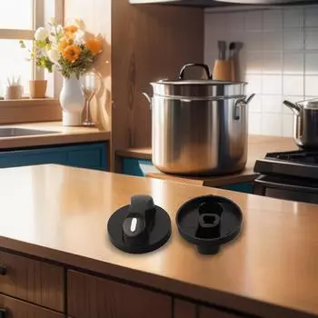 2 шт., пластиковая ручка для газовой плиты с отверстием 8 мм, аксессуары для плиты для нулевой степени