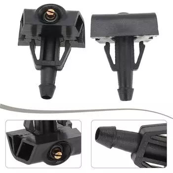 2 шт. Пластиковые автомобильные форсунки стеклоочистителя лобового стекла 28932BA61A для Nissan JUKE F15 2015-2018 автомобильные аксессуары CHINA