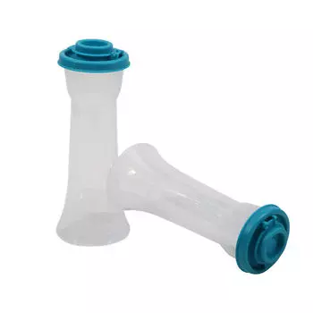 2 шт. Пластиковые бутылки для приправ, распылитель порошка, банка для приправы барбекю, бутылка для посыпки сахаром, солью, специями, перцем светло-синий