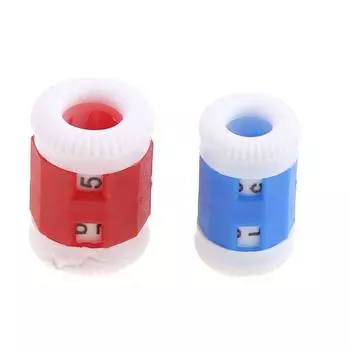 2 шт. Пластиковые спицы для счётчика рядов Pride 2 размера, новые