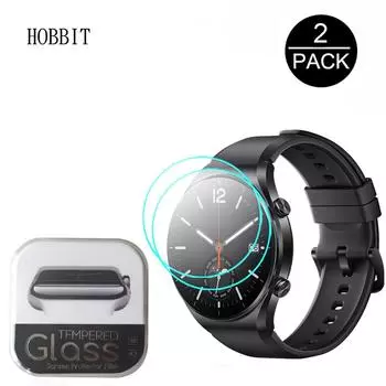 2 шт. пленка для Xiaomi Watch S1 Color 2 Smart Watch 9H прозрачное закаленное стекло Защитная пленка для Haylou RT LS05S LS05 Защитная пленка для экрана For Haylou Rt Ls05s прозрачный