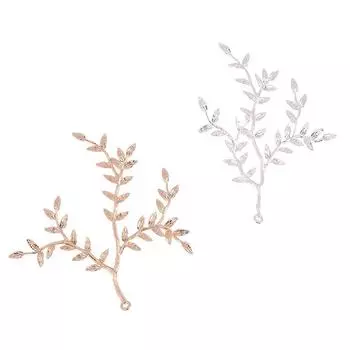 2 шт. плетеные ветки деревьев подвески для кабошона камея аксессуары для самостоятельного изготовления ювелирных изделий золотой